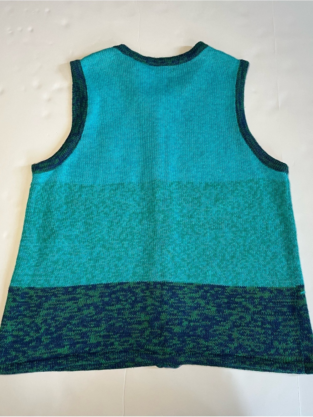 Vintage GrandmaCore Snowman Retro Knit Sweater Vest Womens Large~Kitschy - Picture 9 of 9